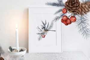 Alternative view of Huge Winter Woodland Scene Creator PNG