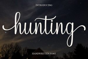Hunting Font