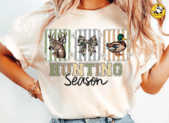 Hunting Season Png, Preppy Camo Bow Png - Image 2