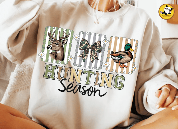 Hunting Season Png, Preppy Camo Bow Png - Image 3