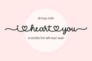 I Heart You Font