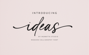 Ideas Font