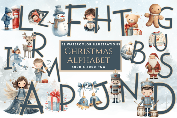 Illustrated Christmas Alphabet