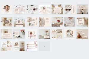 Alternative view of Instagram Post Templates