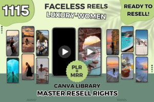 Instagram Woman Luxury Reels PLR MRR
