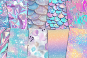 Alternative view of Iridescent Daydreams Digital Paper