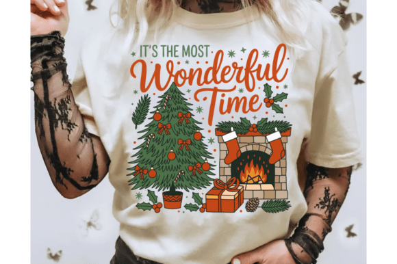 It's the Most Wonderful Time PNG,Vintage - Image 5