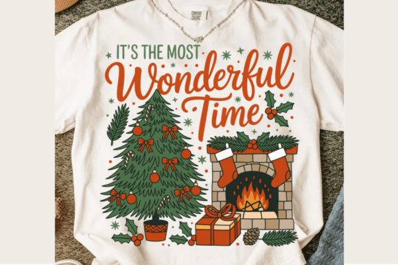 It's the Most Wonderful Time PNG,Vintage - Image 6