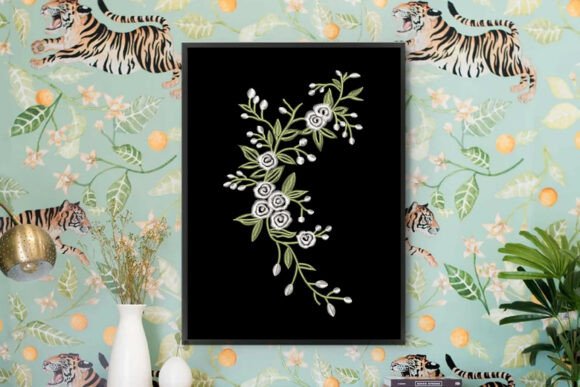 Ivory Blossom Garland - Image 3