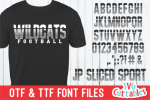 Alternative view of JP Sliced Sport Font Font