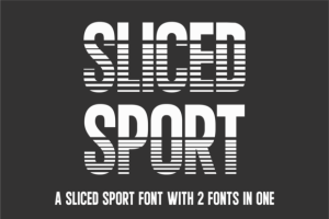 JP Sliced Sport Font Font
