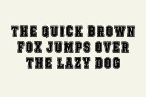 Alternative view of Jersey Retro Grunge Font