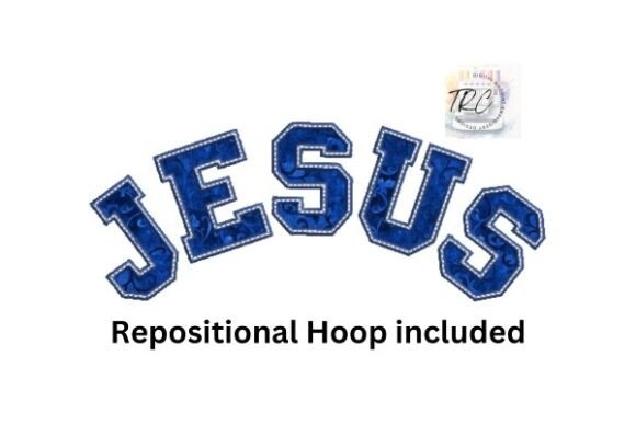 Jesus Applique Embroidery Design