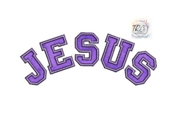 Jesus Applique Embroidery Design - Image 3