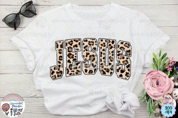 Alternative view of Jesus Christian Quote Leopard Sublimate