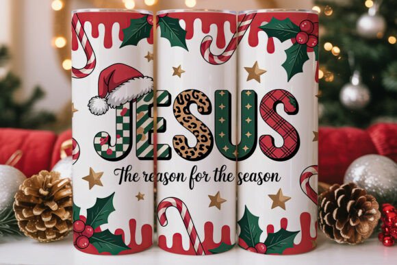 Jesus Christmas Tumbler Wrap