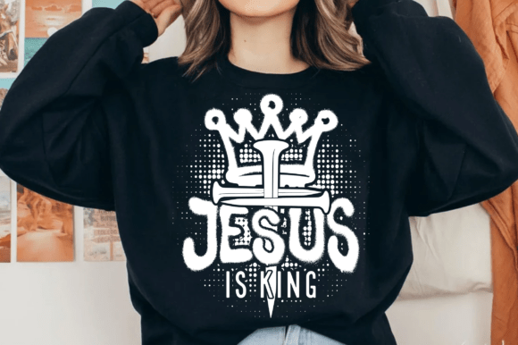 Jesus is King, Christian SVG, Faith SVG - Image 3