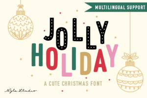 Jolly Holiday Font