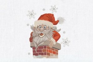 Jolly Santa Chimney