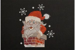 Alternative view of Jolly Santa Chimney
