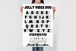 Alternative view of Jolly Vibes Font