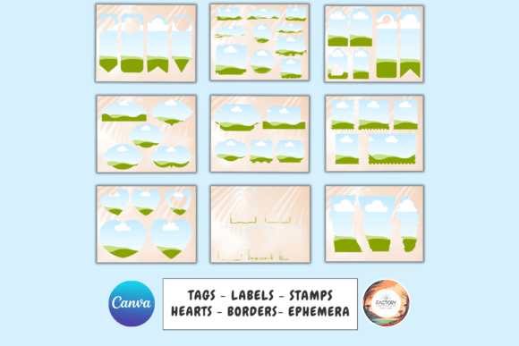 Junk Journal Template Canva Journal Page - Image 2