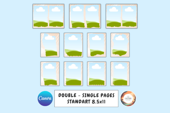 Junk Journal Template Canva Journal Page - Image 3