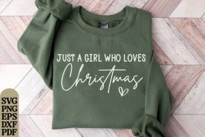 Just a Girl Who Loves Christmas Shirt