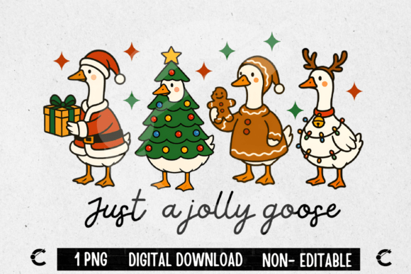 Just a Jolly Goose Christmas Silly Goose