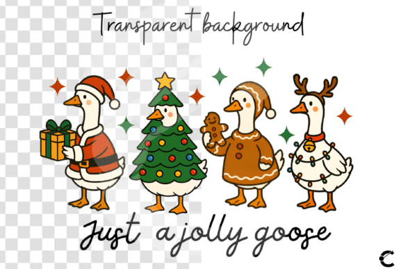 Just a Jolly Goose Christmas Silly Goose - Image 6