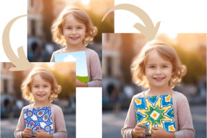 Alternative view of KDP Coloring Book Mockup - Child Model