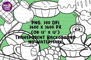 Alternative view of KDP Coloring Fall Thanksgiving PNG