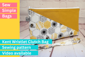 Kent Clutch Bag Sewing Pattern + Video