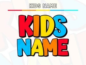 Kids Name Font
