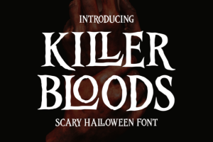 Killer Bloods Font by Dreamink 7ntypes Font