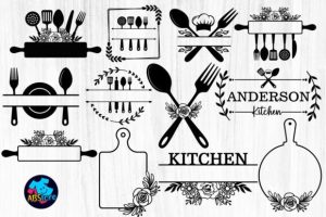 Alternative view of Kitchen Conversion Chart SVG Bundle