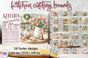 Kitchen Measurement Chart Cutting Boards