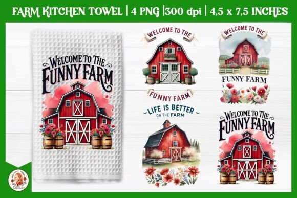 Kitchen Towel Bundle, Farm Kitchen Towel - Image 3