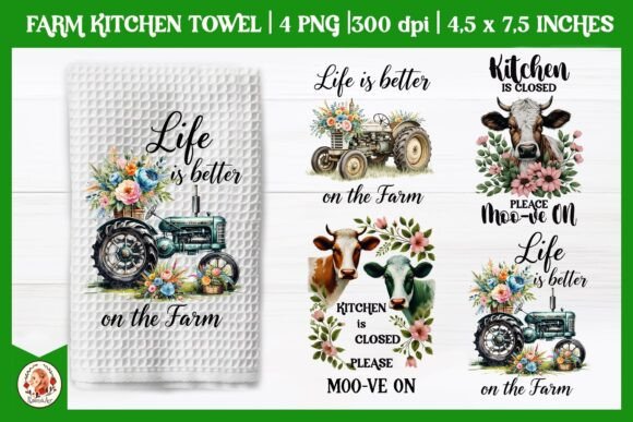 Kitchen Towel Bundle, Farm Kitchen Towel - Image 6