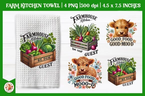 Kitchen Towel Bundle, Farm Kitchen Towel - Image 9