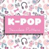Korean Pop Music Seamless Pattern