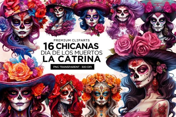 La Catrina Day of the Dead PNG Clipart