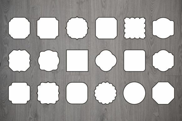 Label Shapes Svg Custom Label Svg Bundle - Image 2