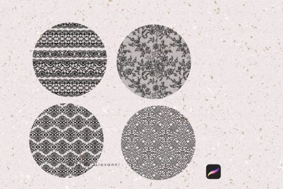 Lace Procreate Brush Bundle, Fashion - Image 6