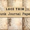 Lace Trim Junk Journal Paper Vol. 2