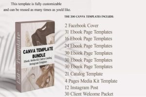 Alternative view of Lead Magnet Canva Template Bundle