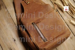 Alternative view of Leather Pattern Body Bag, PDF File DIY