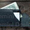 Leather Pattern Wallet Card, PDF File