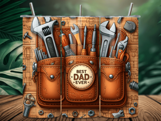 Leather Tool Belt Dad Father Tumbler