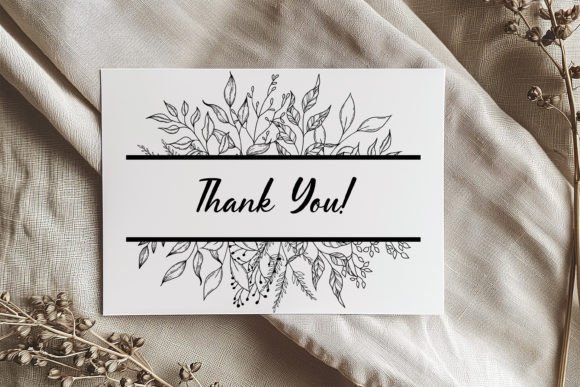 Leaves and Twigs Line Art SVG - Image 7